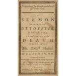 Latham (Ebenezer). Preparation for Death and Fitness for Heaven, 1745