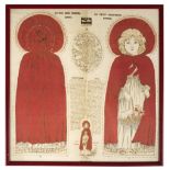 * Dolls. Little Red Riding Hood rag doll sheet, London: Dean's Rag Book Co., Ltd., circa 1910