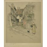 * Aldin (Cecil, 1870 - 1935), Six lithographs from the 'Old English Inn' series