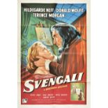 * Svengali, 1954. British one-sheet poster