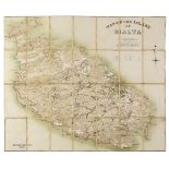 Malta. Woodward (Captain E. M., surveyor), Map of the Island of Malta, 1895