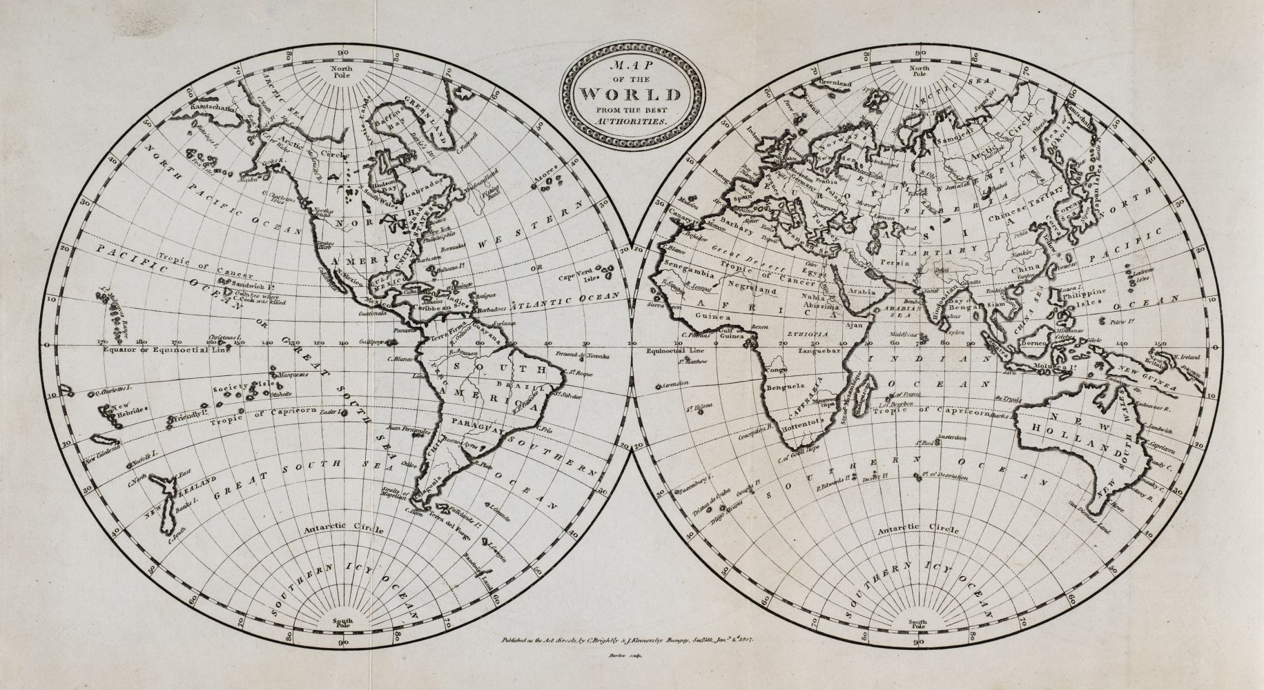 Blomfield (Ezekiel). A General View of the World, 2 volumes, 1807