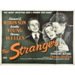 * The Stranger, 1946. British quad poster
