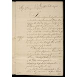 * Royal Navy. Manuscript copy letter from the Navy Board to the Lords of the Admiralty, 1716