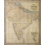 Stanford (Edward, publisher). Map of India, 1857