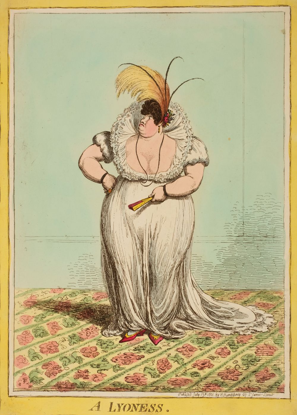 * Gillray (James, 1757-1815). La Belle Espagnole - Image 2 of 3