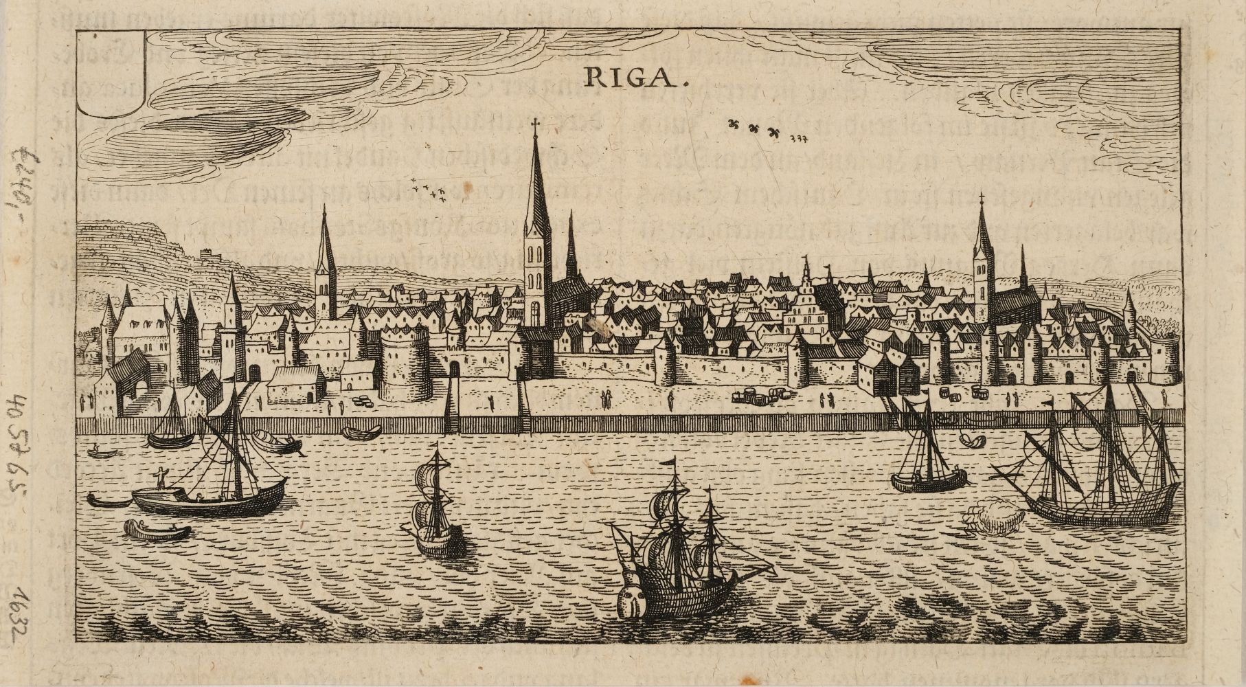 Latvia, the city of Riga. Aveline (Antoine), Profil de la ville de Riga, 1710 - Image 14 of 17