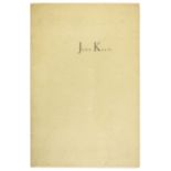 Keats (John). Lines supposed to have been addressed to Fanny Brawne, 1958