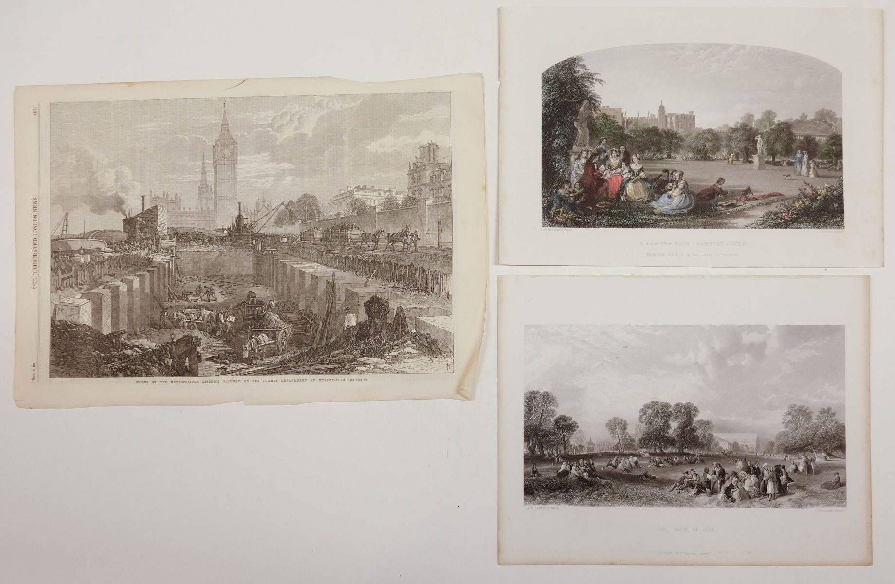 * London. A mixed collection of approx. 100 views and maps, 18th & 19th century - Image 3 of 4