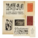 Guild of St Joseph and St Dominic. Collection of prints ex libris Dunstan Pruden, mid-20th century