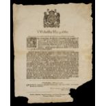 * Restoration of Charles II. Broadside, 1660, & others