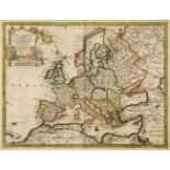 Europe. Van de Aa (Pieter), L'Europe suivant les Nouvelles Observations..., Leiden, circa 1714,