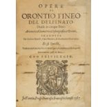 Finé (Oronce). Opere di Orontio Fineo, Venice, 1587