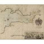 * Sea charts. Collins (Captain Greenville), The Severn or Channell of Bristoll, circa 1720
