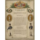 * Loyal Islington Volunteers. Declaration, 1801, letterpress broadside