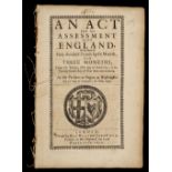 Commonwealth of England. Four Declarations or Acts of Parliament, 1649-57