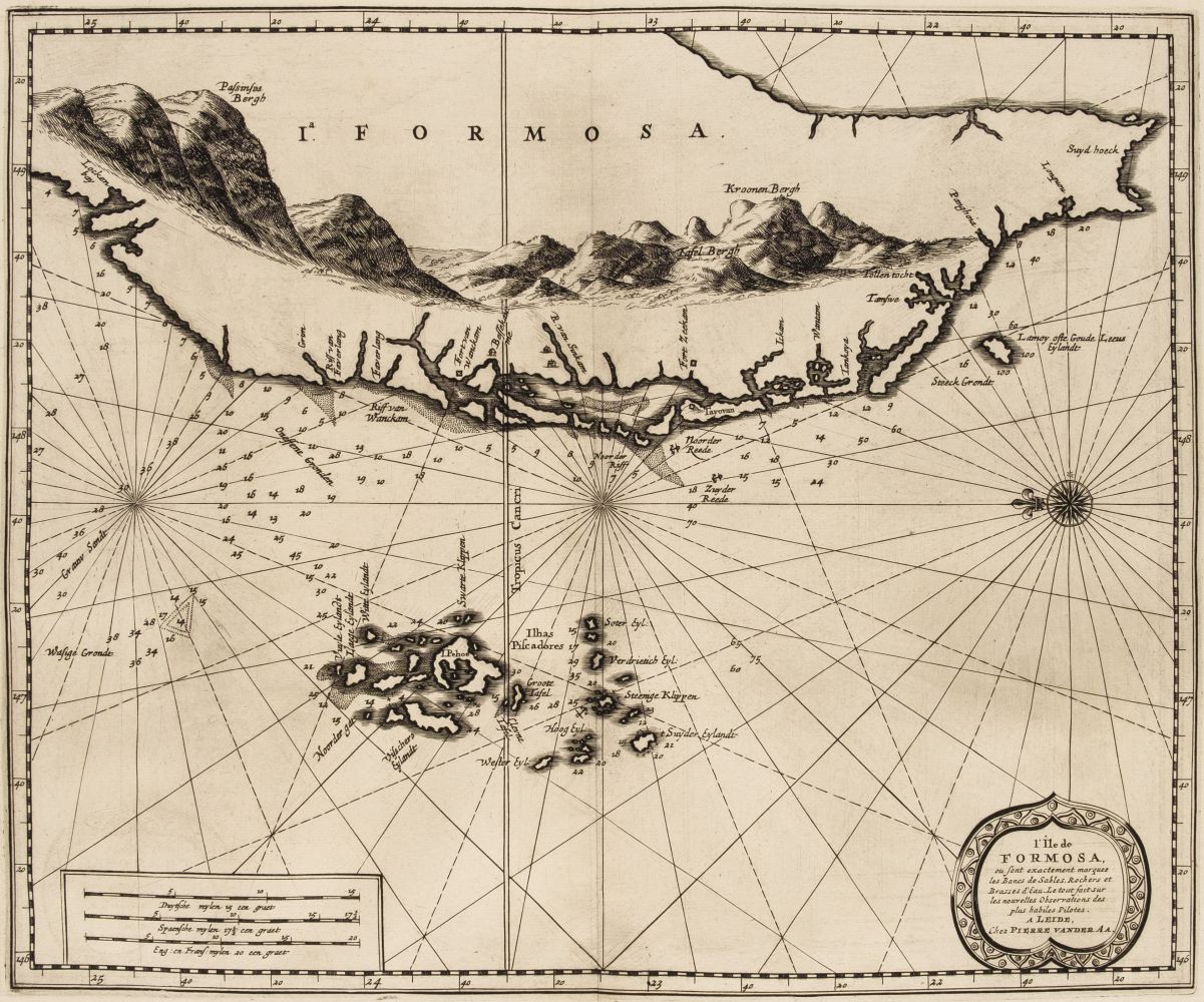 Taiwan. Van der Aa (Pieter), L'Ile de Formosa..., Leiden, circa 1720
