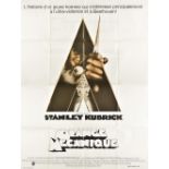 * A Clockwork Orange, French grande poster, 1970s reissue