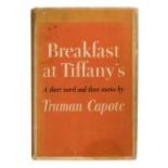 Capote (Truman). Breakfast at Tiffany's, 1st edition, 1958