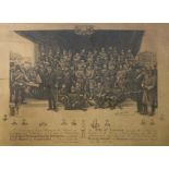 * City of London Imperial Volunteers. Large lithographic print, Fine Art Press, 1900