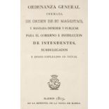 Ordenanza General formada de Orden de su Magestad, Madrid, 1803