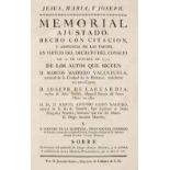 Memorial Ajustado. Sobre la Herencia del nominado D. Diego Antonio Marrero, Madrid, 1775