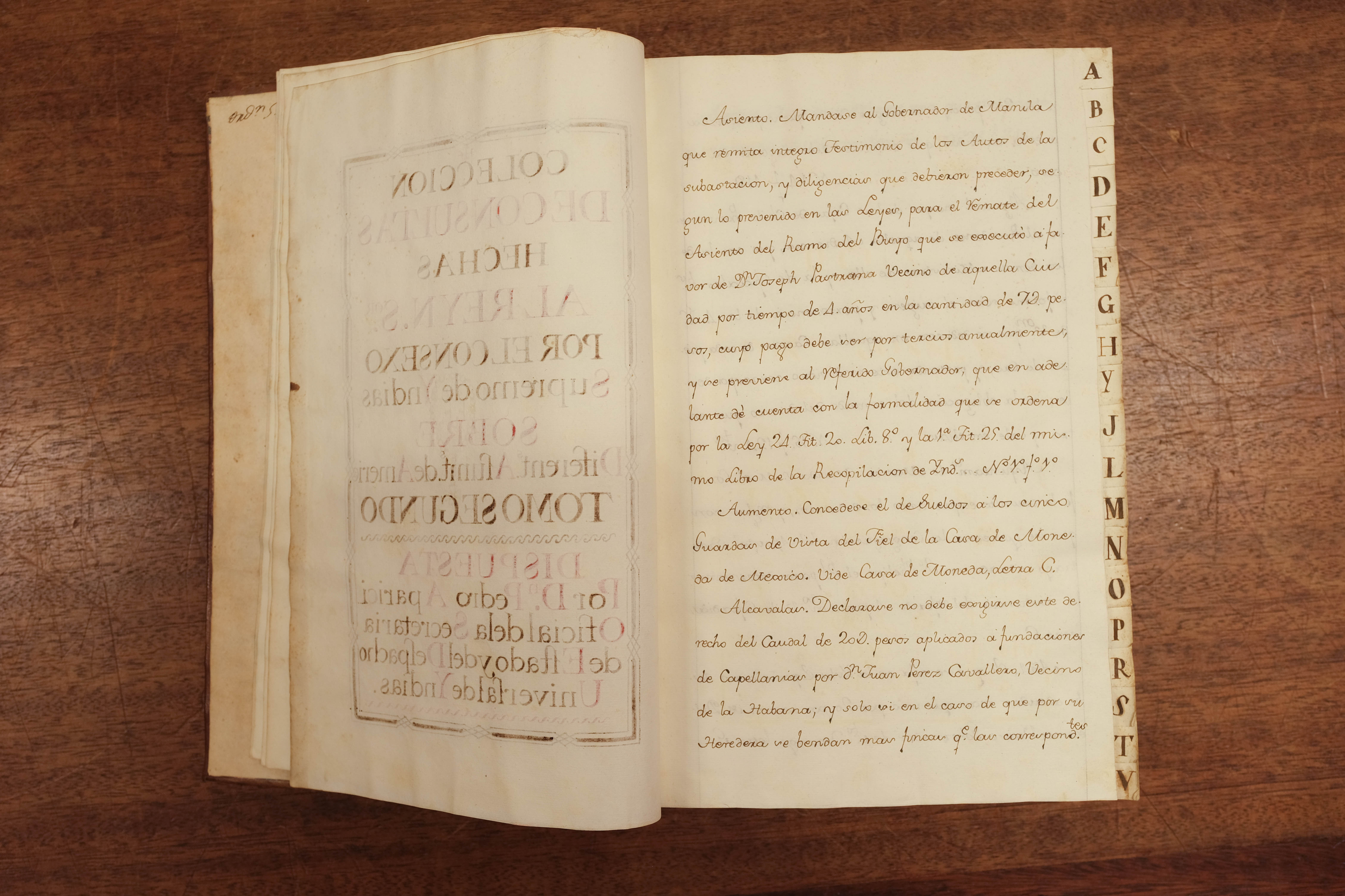 Coleccion de Consultas. Bound volume of 42 manuscript consultations, 1767 - Image 8 of 27