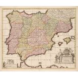 Spain. Visscher (Nicolas), Hispaniae et Portugalliae Regna, circa 1690