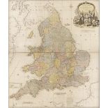 * England & Wales. Rocque (John), Large map of England & Wales, 1794