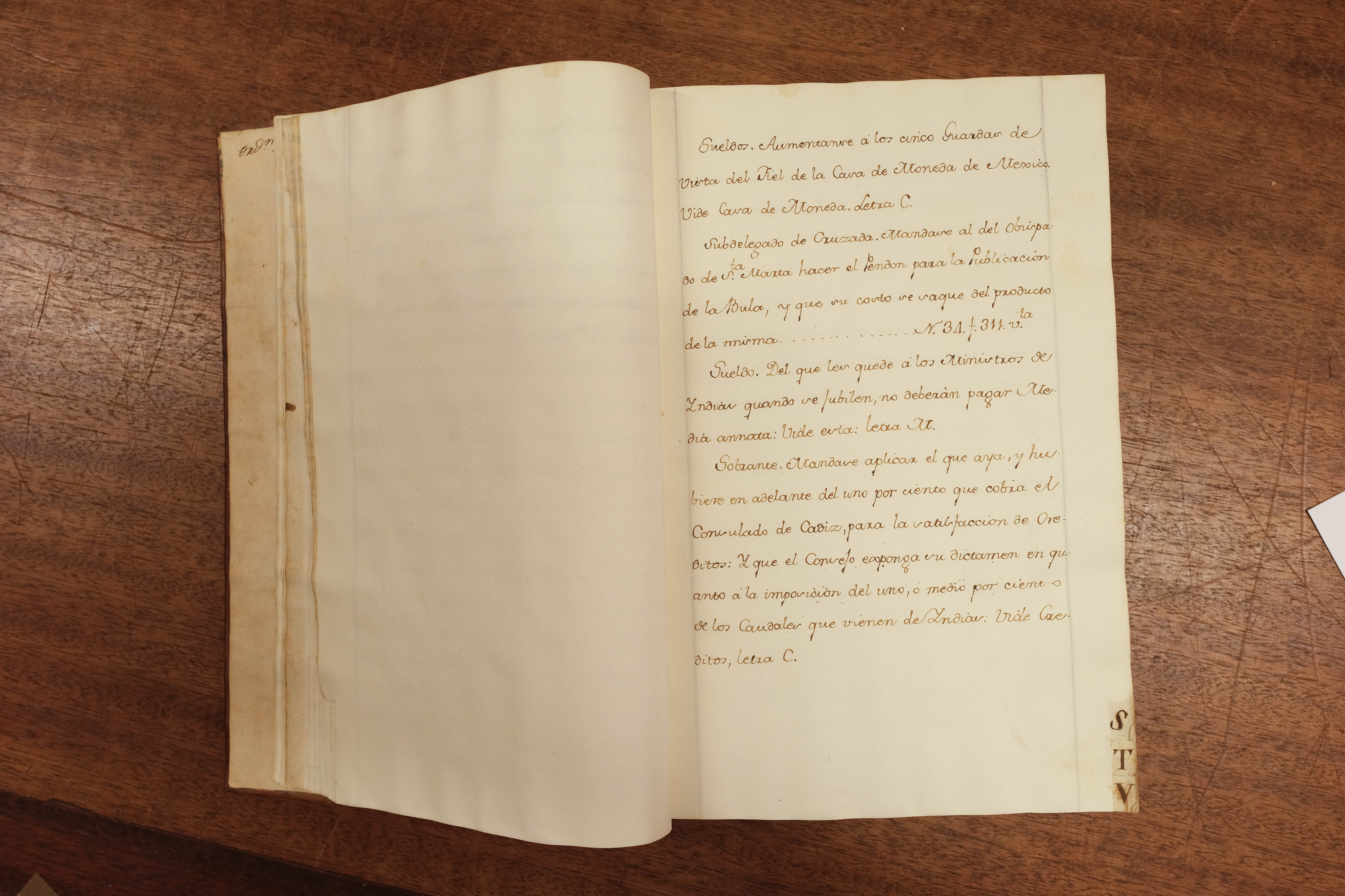 Coleccion de Consultas. Bound volume of 42 manuscript consultations, 1767 - Image 22 of 27