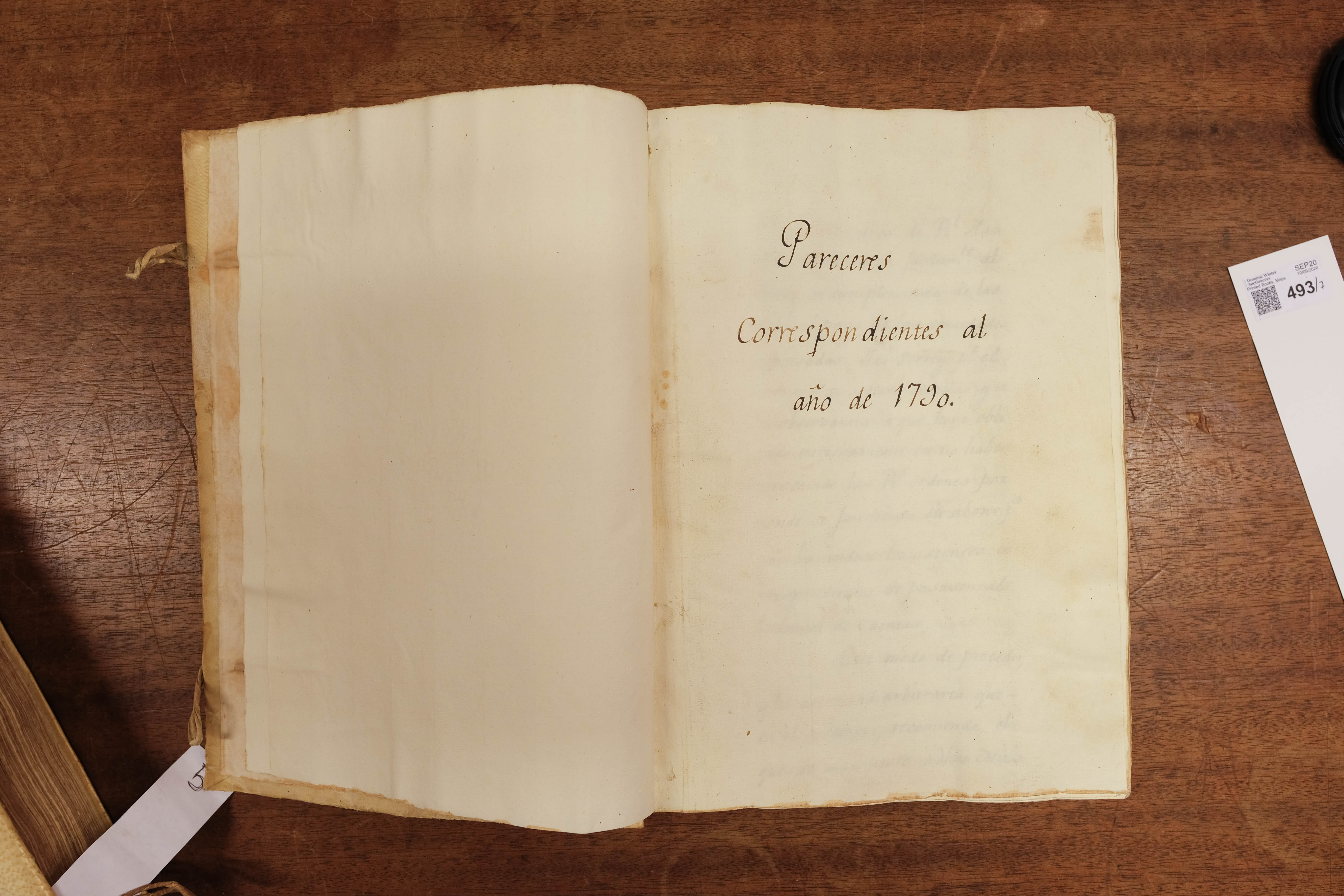 Pareceres & Dictamenes. Judgements and Decrees, 7 volumes MS, 1790-94 - Image 6 of 17
