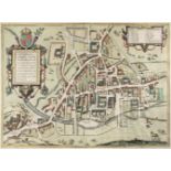 Cambridge. Braun (Georg & Hogenberg Franz), Cantebrigia..., circa 1575