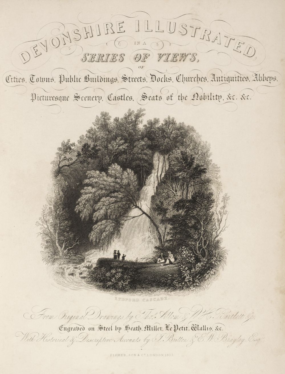 Britton (J. & Brayley, E. W.). Devonshire & Cornwall Illustrated, 1832