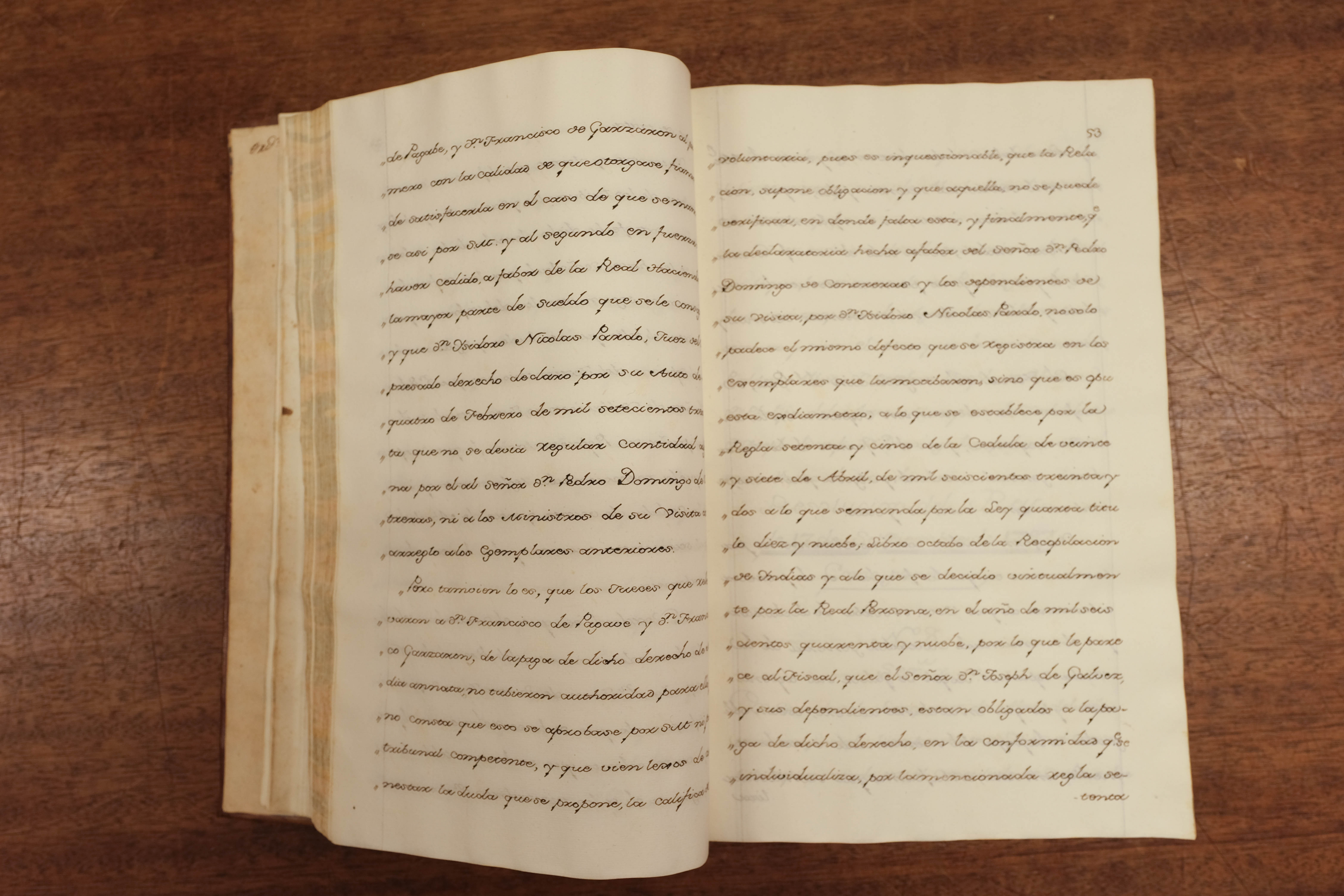 Coleccion de Consultas. Bound volume of 42 manuscript consultations, 1767 - Image 11 of 27