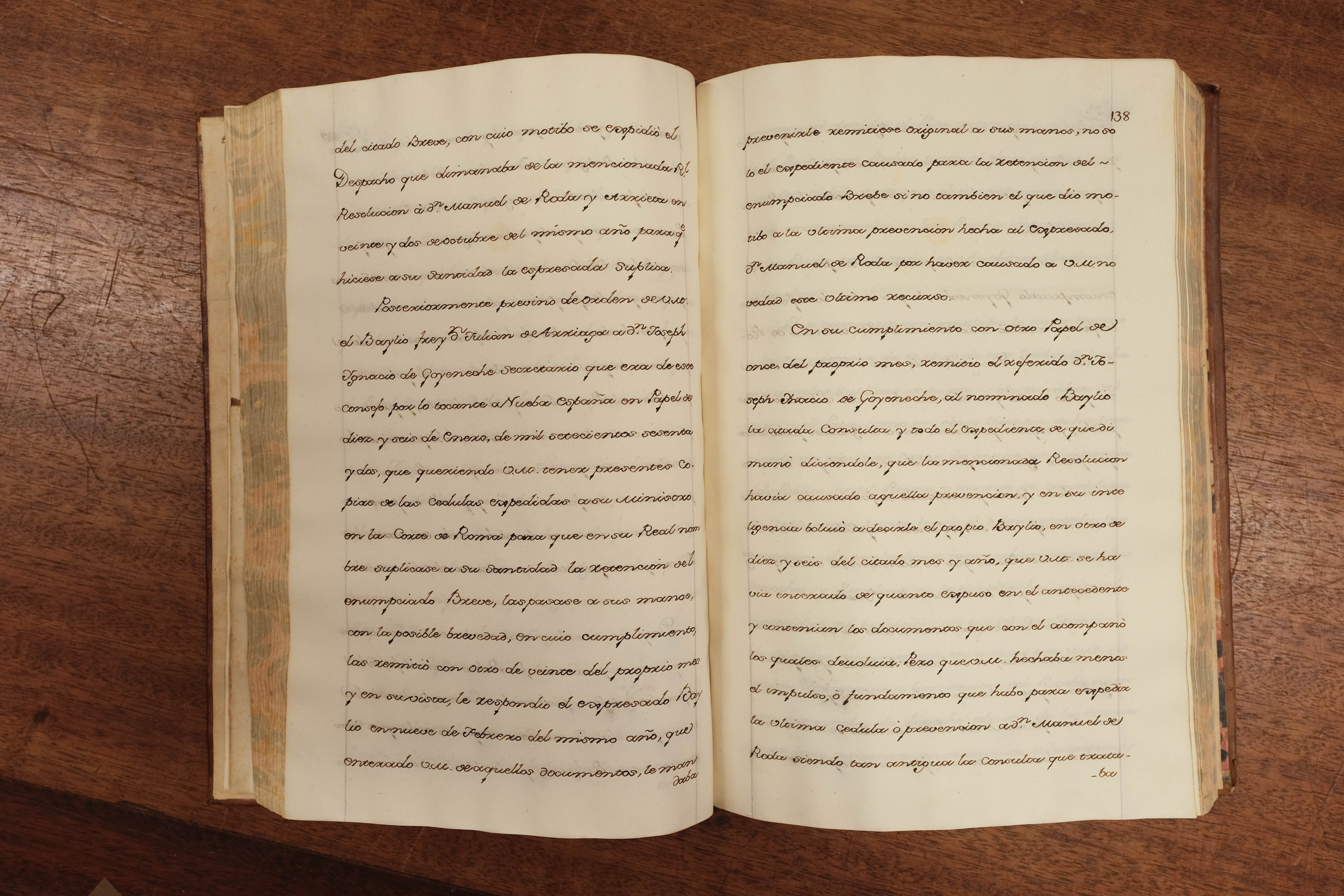 Coleccion de Consultas. Bound volume of 42 manuscript consultations, 1767 - Image 24 of 27