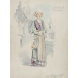 * Crafter (Robert, late 19th/early 20th century). Eleven original costume designs