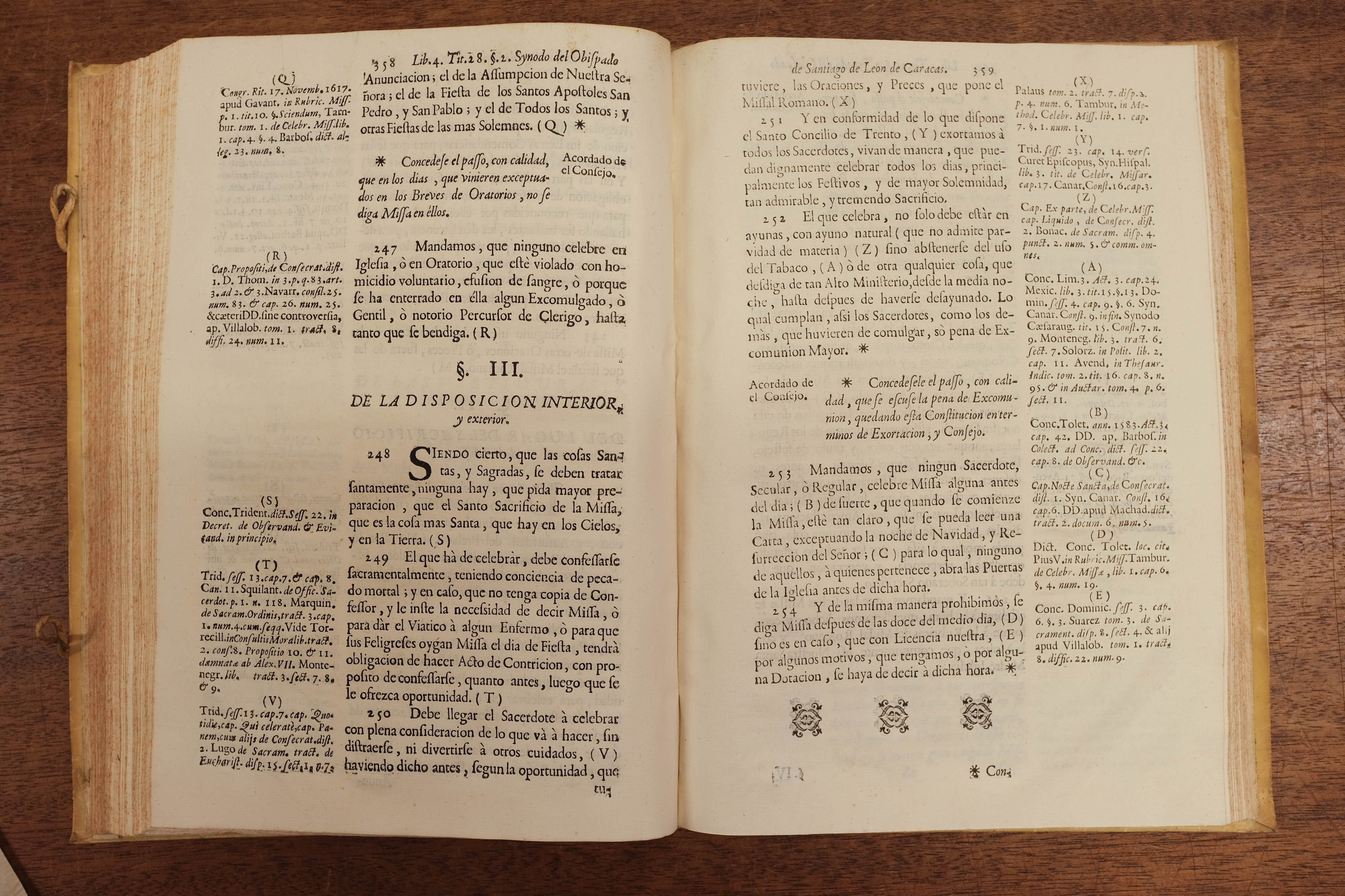 Baños y Sotomayor (Diego). Constituciones Synodales del Obispado de Venezuela, Madrid, 1761 - Image 9 of 9