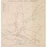 Sea charts. A large collection of approximately 180 charts, mostly early-mid 20th century