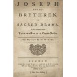 Handel (George Frideric). Joseph and his Brethren, 1st edition, 1744