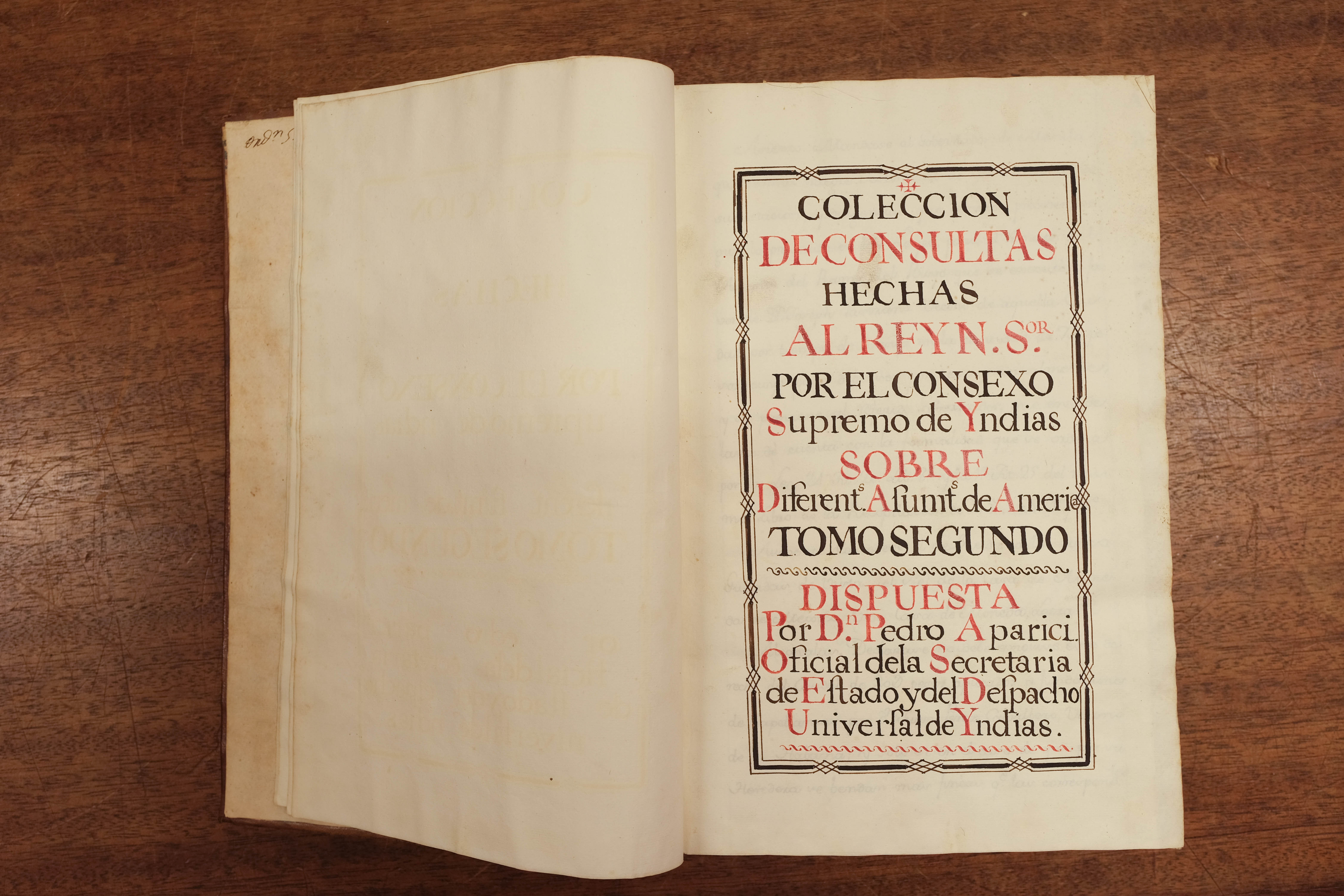 Coleccion de Consultas. Bound volume of 42 manuscript consultations, 1767 - Image 7 of 27