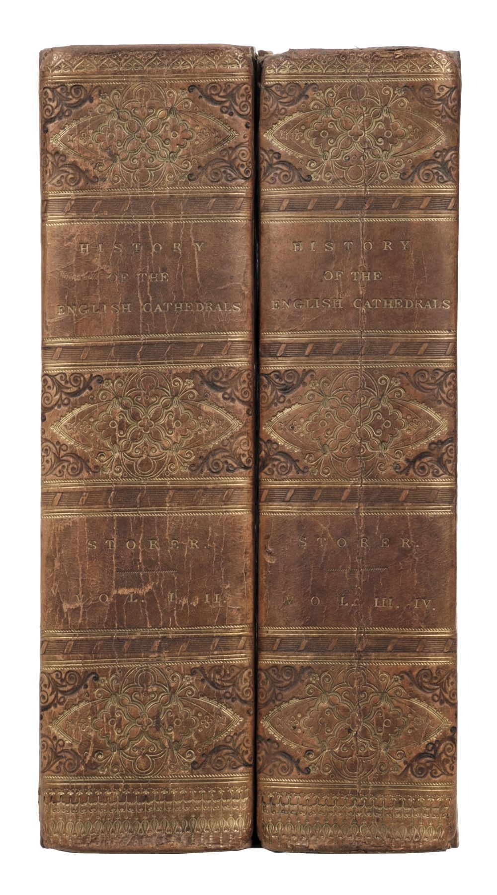 Storer (James). History & Antiquities ... Cathedral Churches of Great Britain, 4 vols. in 2,