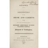 Stowe. A Description of the House and Gardens, 1817