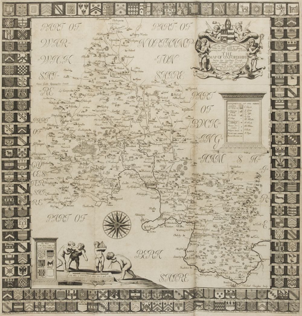 Plot (Robert). The Natural History of Oxford-shire, 1st edition, [1677]