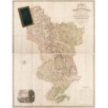 Derbyshire. Sanderson (George). This map of the County of Derby..., 1836