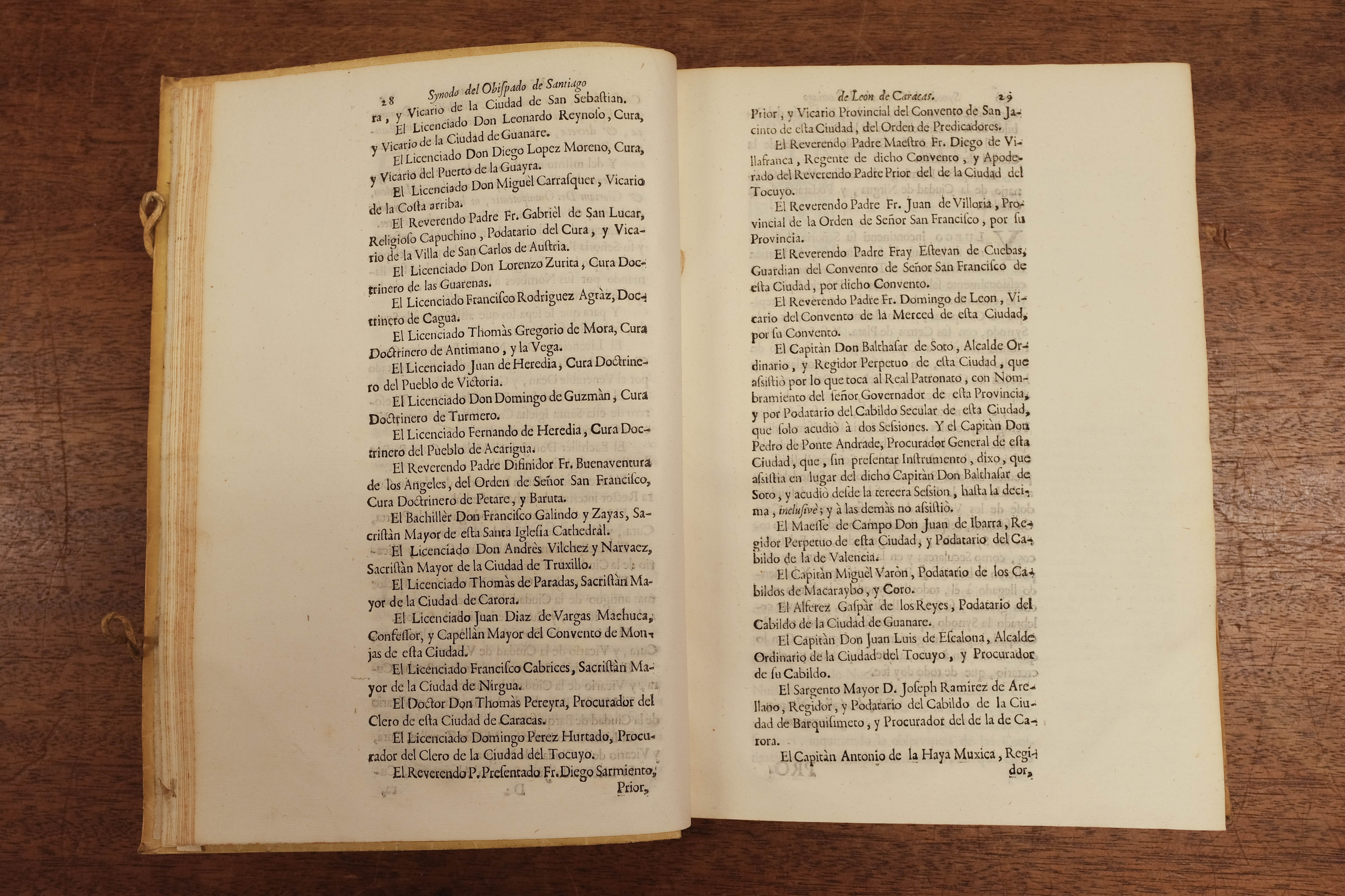 Baños y Sotomayor (Diego). Constituciones Synodales del Obispado de Venezuela, Madrid, 1761 - Image 5 of 9