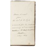 Lyte (Henry F.). The Complaint, by Edward Young, 1822, inscribed by Lyte, author of 'Abide with Me'