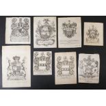 * Bookplates. Collection of 110 bookplates, early 18th to 20th century
