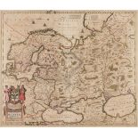 * Russia. Hondius (Henricus/Jansson Jan), Novissima Russiae Tabula..., circa 1658