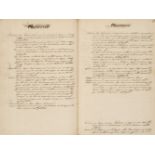 Filipinas: Decretos Reales, manuscript volume in Spanish, mid-19th c.