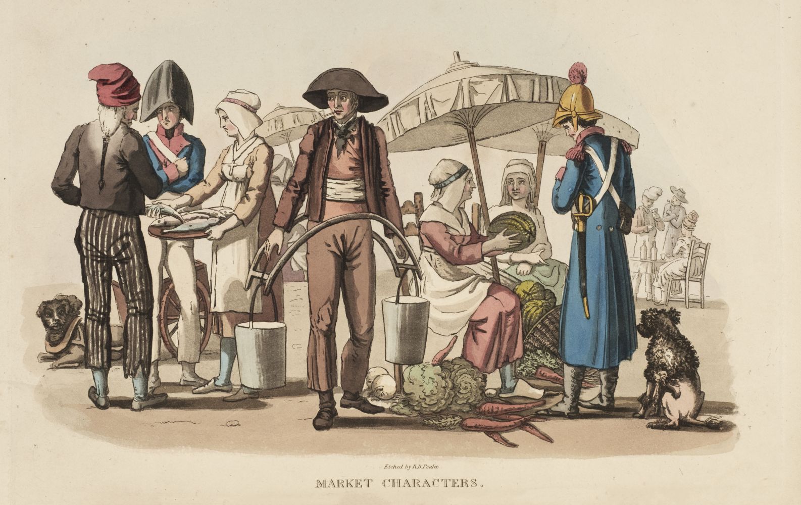 Peake (Richard Brinsley). Characteristic Costume of France, 1819